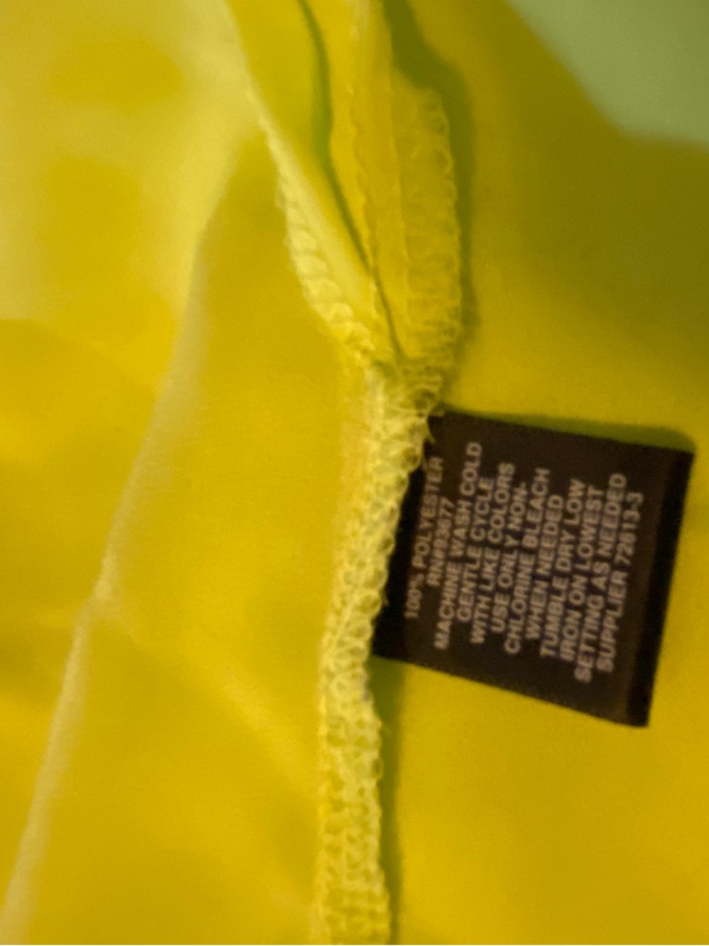 BOLD elements Neon Lime One-Shoulder Ruffle Blouse - Picture 9 of 9